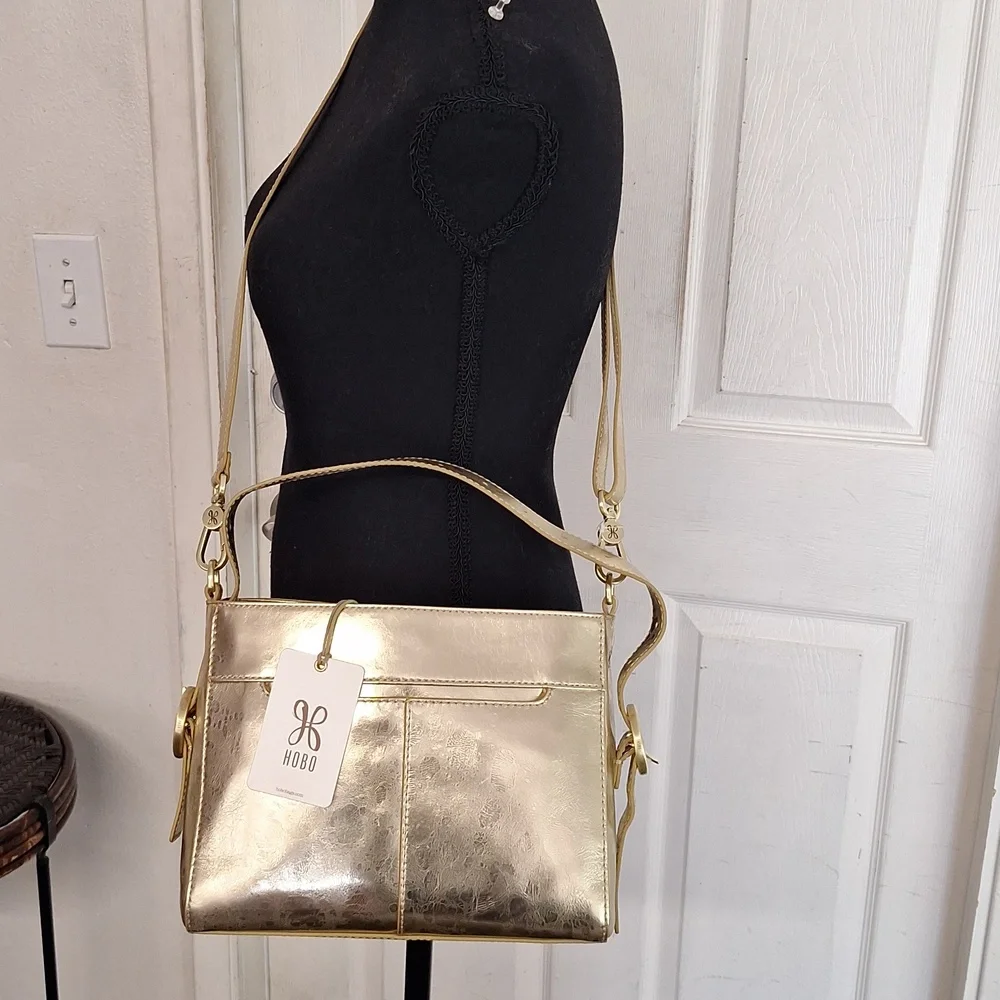 Hobo Render Small Crossbody Gilded Marble Bag NWT - Picture 6 of 16